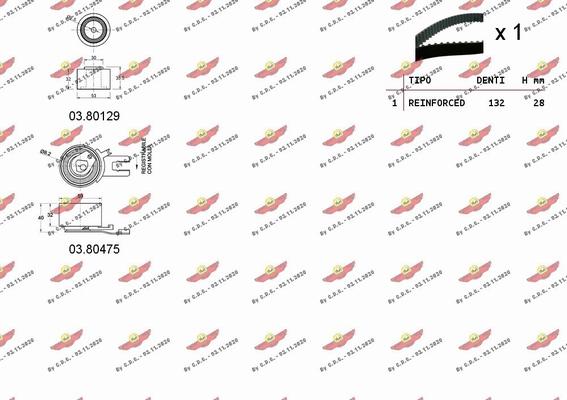 Autokit 04.5305 - Комплект ремня ГРМ autodnr.net