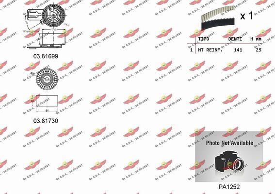 Autokit 045337PA - Водяний насос + комплект зубчатого ременя autocars.com.ua