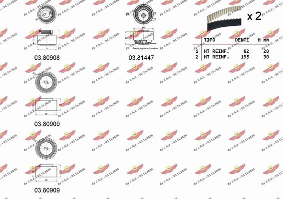 Autokit 04.5377 - Комплект ремня ГРМ autodnr.net