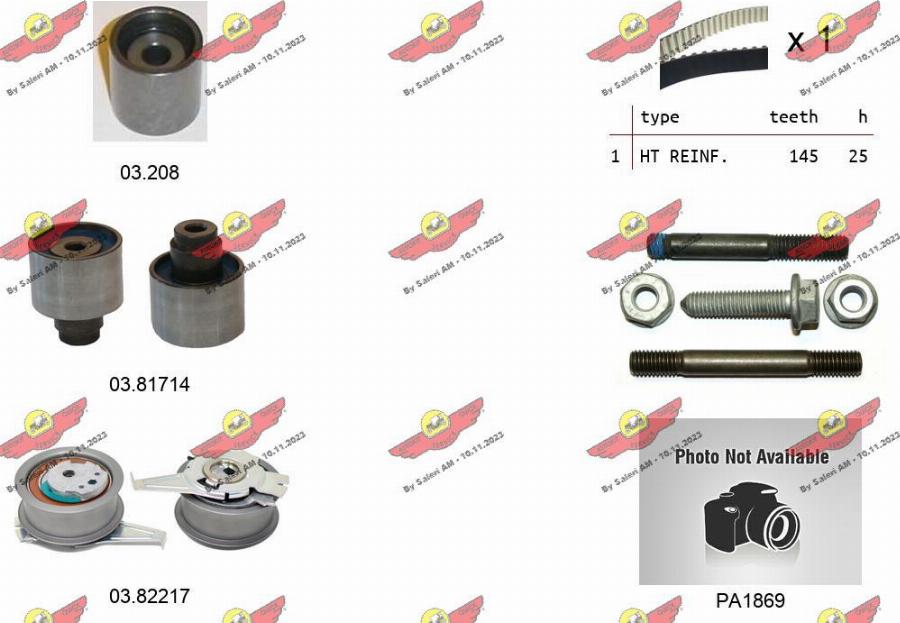 Autokit 04.5477PA3 - Водяной насос + комплект зубчатого ремня autodnr.net