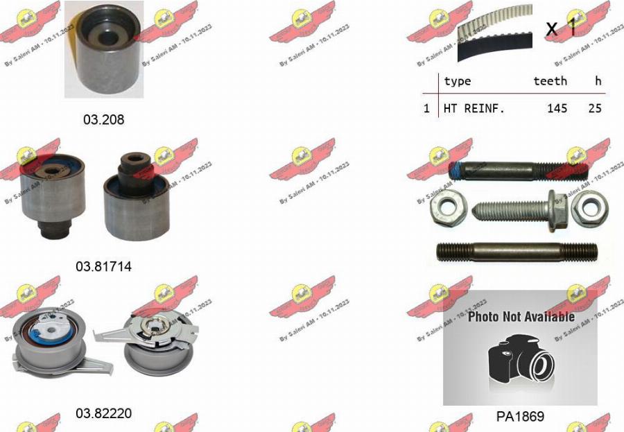 Autokit 04.5479PA3 - Водяной насос + комплект зубчатого ремня autodnr.net