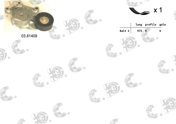 Autokit 06.0035 - Поликлиновый ременный комплект autodnr.net