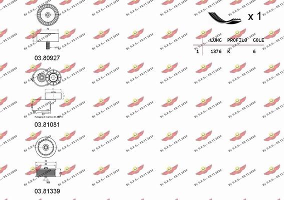 Autokit 06.0113 - Поликлиновый ременный комплект autodnr.net