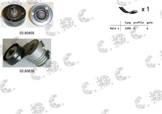 Autokit 06.0114 - Поликлиновий ремінний комплект autocars.com.ua