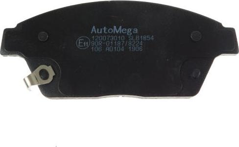 Automega 120073010 - Тормозные колодки, дисковые, комплект avtokuzovplus.com.ua