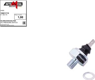 Automega 150011710 - Датчик тиску масла VW Caddy-Passat 1.6 TD 95- 1.4-1.6BAR autocars.com.ua
