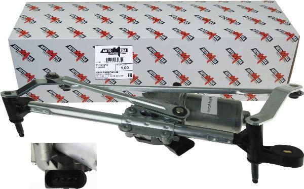 Automega 211191510 - Система тяг і важелів приводу склоочисника autocars.com.ua