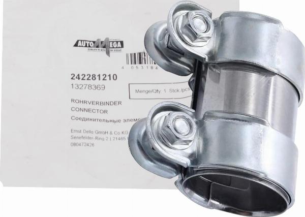 Automega 242281210 - З'єднувальні елементи, система випуску autocars.com.ua