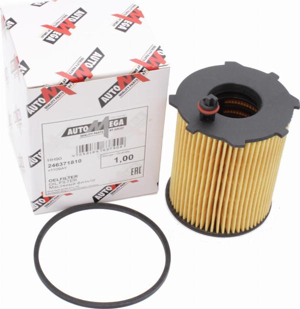 Automega 246371810 - Масляний фільтр autocars.com.ua