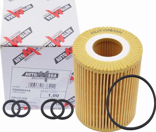 Automega 250000410 - Масляний фільтр autocars.com.ua