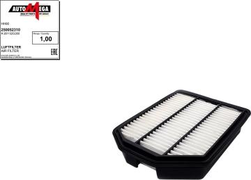 Automega 250052310 - Повітряний фільтр autocars.com.ua