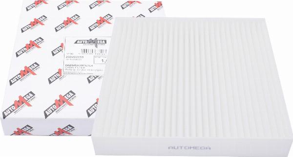 Automega 250202010 - Фільтр, повітря у внутрішній простір autocars.com.ua