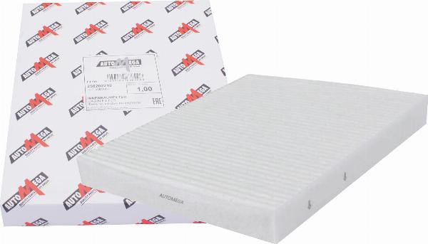 Automega 250202210 - Фільтр, повітря у внутрішній простір autocars.com.ua