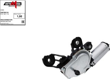 Automega 250790110 - Двигун склоочисника autocars.com.ua