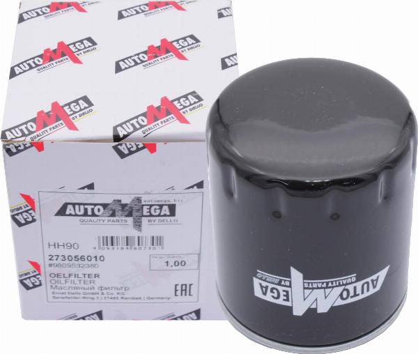 Automega 273056010 - Масляний фільтр autocars.com.ua