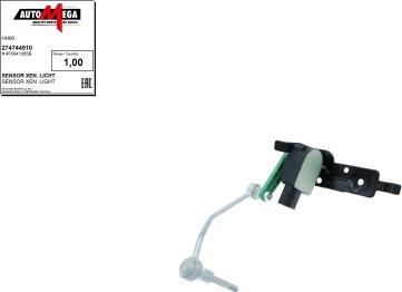 Automega 274744910 - Датчик, ксенонове світло (регулювання кута нахилу фар) autocars.com.ua