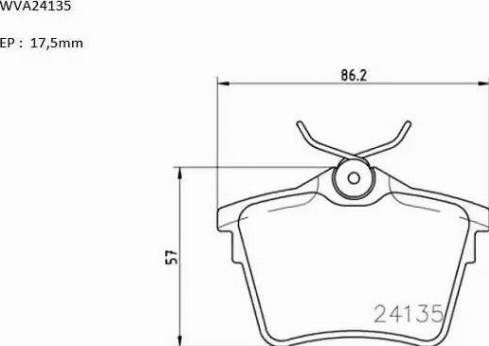 Automotor France ABP2607 - Тормозные колодки, дисковые, комплект avtokuzovplus.com.ua