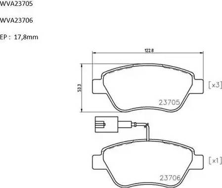 Automotor France ABP3235 - Тормозные колодки, дисковые, комплект autodnr.net