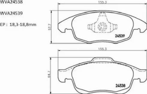 Automotor France ABP4358 - Тормозные колодки, дисковые, комплект autodnr.net