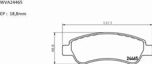 Automotor France ABP5469 - Тормозные колодки, дисковые, комплект avtokuzovplus.com.ua