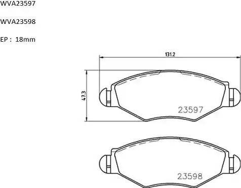 Automotor France ABP8030 - Тормозные колодки, дисковые, комплект avtokuzovplus.com.ua