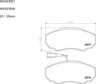 Automotor France ABP8061 - Тормозные колодки, дисковые, комплект avtokuzovplus.com.ua