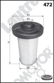 Automotor France LAT296 - Повітряний фільтр autocars.com.ua