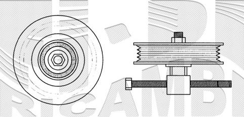 Autoteam A02660 - Натягувач ременя, клинові зуб. autocars.com.ua