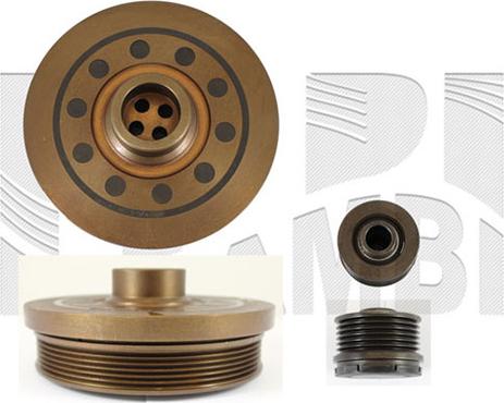 Autoteam A08488 - Ремінний шків, колінчастий вал autocars.com.ua