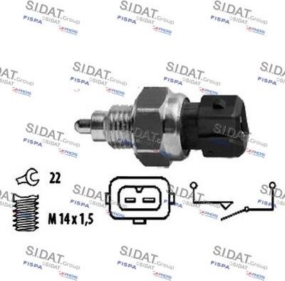 Autoteam C234121 - Датчик, контактний перемикач, фара заднього ходу autocars.com.ua