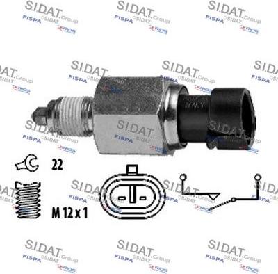 Autoteam C234221 - Датчик, контактний перемикач, фара заднього ходу autocars.com.ua