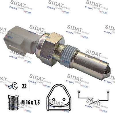 Autoteam C234226 - Датчик, контактний перемикач, фара заднього ходу autocars.com.ua