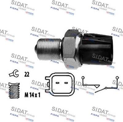 Autoteam C234250 - Датчик, контактний перемикач, фара заднього ходу autocars.com.ua