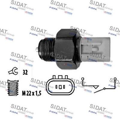 Autoteam C234262 - Датчик, контактний перемикач, фара заднього ходу autocars.com.ua