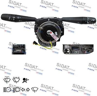 Autoteam D30406 - Вимикач на рульовій колонці autocars.com.ua