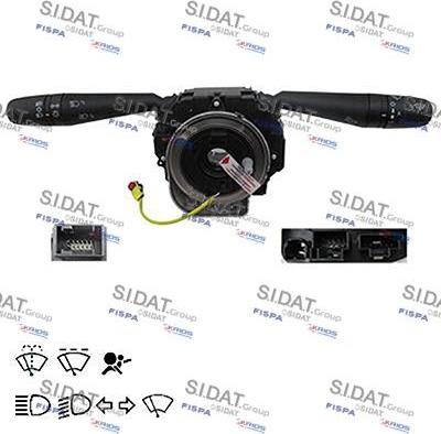 Autoteam D30407 - Вимикач на рульовій колонці autocars.com.ua