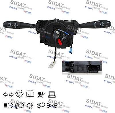 Autoteam D30844 - Вимикач на рульовій колонці autocars.com.ua