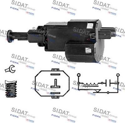 Autoteam E140051 - Вимикач ліхтаря сигналу гальмування autocars.com.ua