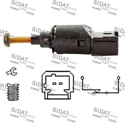 Autoteam E140071 - Вимикач ліхтаря сигналу гальмування autocars.com.ua