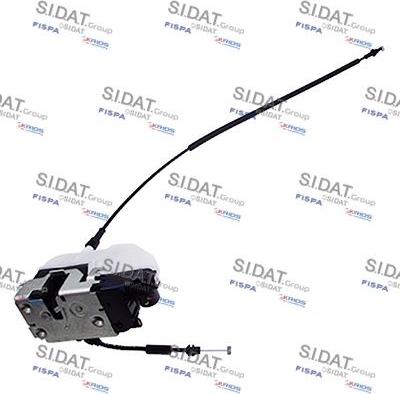 Autoteam F10836 - Замок двері autocars.com.ua