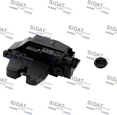 Autoteam F11110 - Замок задніх дверей autocars.com.ua