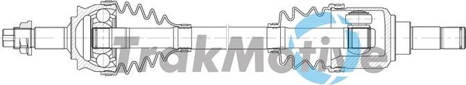 Autoteam G301992 - Приводний вал autocars.com.ua