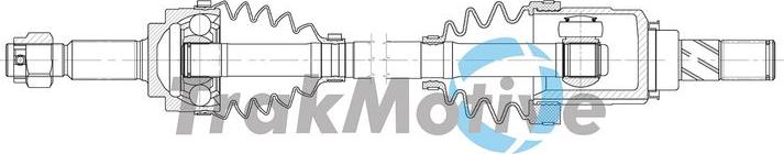 Autoteam G302019 - Приводний вал autocars.com.ua