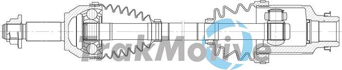 Autoteam G302058 - Приводний вал autocars.com.ua