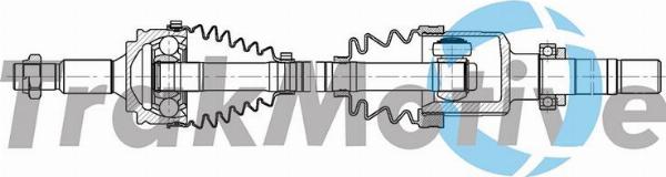 Autoteam G302258 - Приводний вал autocars.com.ua
