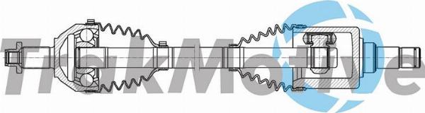 Autoteam G302263 - Приводний вал autocars.com.ua