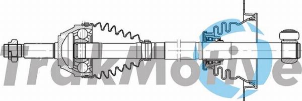 Autoteam G302272 - Приводний вал autocars.com.ua