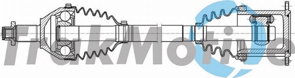 Autoteam G302287 - Приводний вал autocars.com.ua