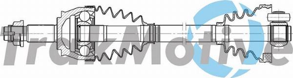 Autoteam G302345 - Приводний вал autocars.com.ua