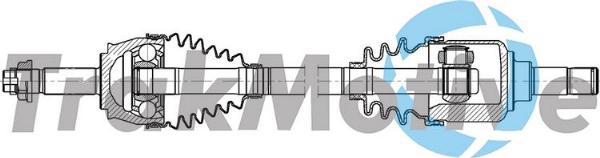 Autoteam G302350 - Приводний вал autocars.com.ua
